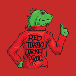 Red Turbo Jacket Logo T-Shirt