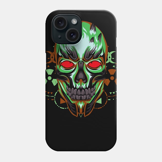 skull mask face Phone Case by SHINIGAMII