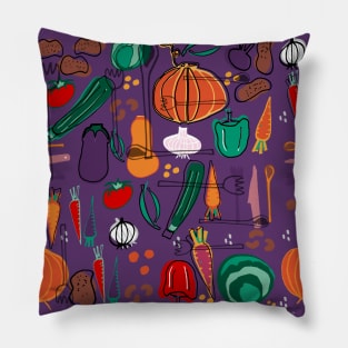 Fall veggies Pillow