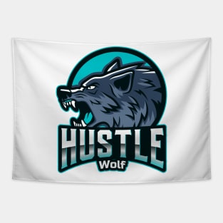 Hustle Wolf Tapestry