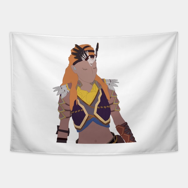 Aloy Carja Blazon Armor Tapestry by TheBigCat