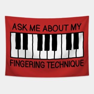 Fingering Technique - Music Joke Tapestry