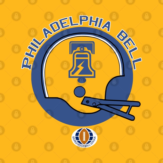 Philadelphia Bell WFL 1974-1975 by HelmetAddict