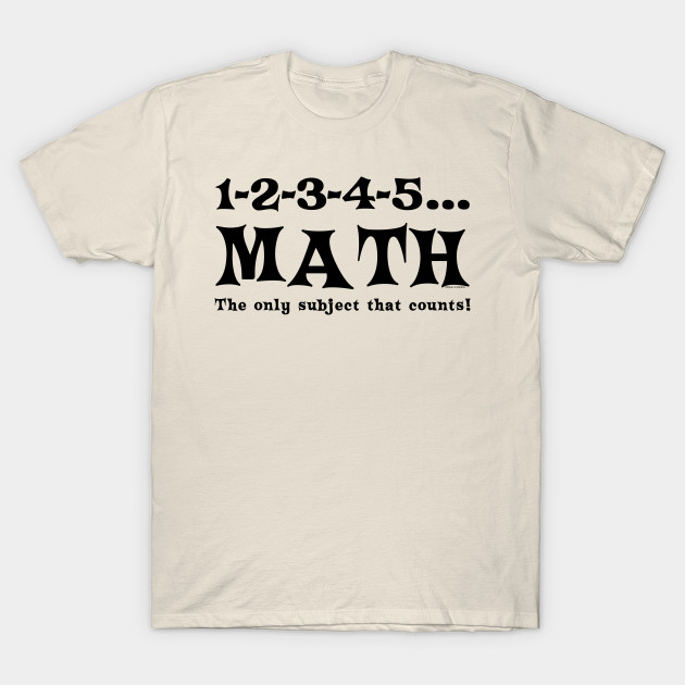 Black Math Counts - Math - T-Shirt | TeePublic