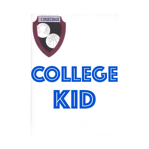 College Kid.BLUE by ClassConsciousCrew.com