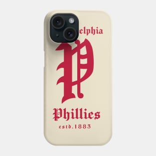 Vintage Phillies Baseball 1883 Phone Case