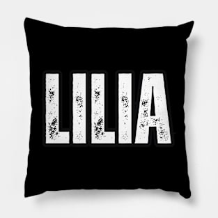 Lilia Name Gift Birthday Holiday Anniversary Pillow