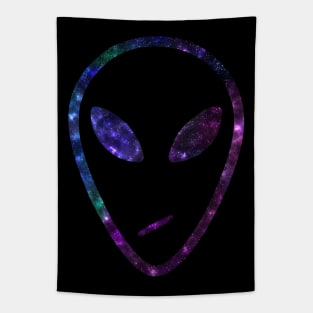 Alien space face / Tapestry