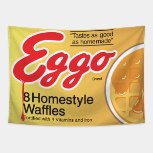 Stranger Eggo Waffles Tapestry