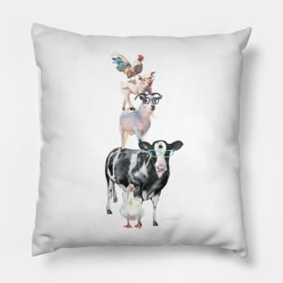 Farm Animal Family C1 Pillow