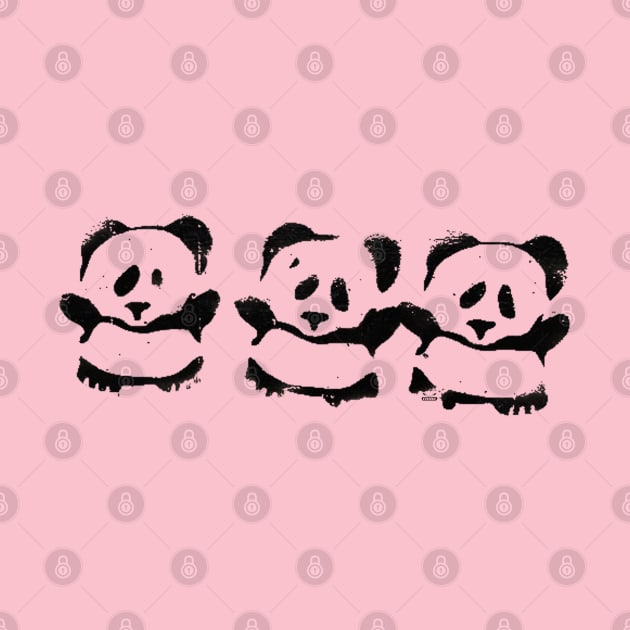 3 Pandas by Wolf Art / Swiss Artwork Photography