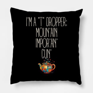 T Dropper Punctuation Saves Lives Teacher Design Pillow