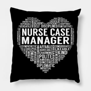 Nurse Case Manager Heart Pillow