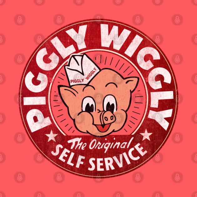 Piggly Wiggly Self Service Worn by Alema Art