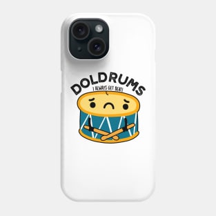 Doldrums Cute Sad Drummer Drum Pun Phone Case