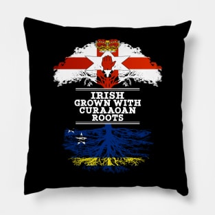 Northern Irish Grown With Curaaoan Roots - Gift for Curaaoan With Roots From Curacao Pillow