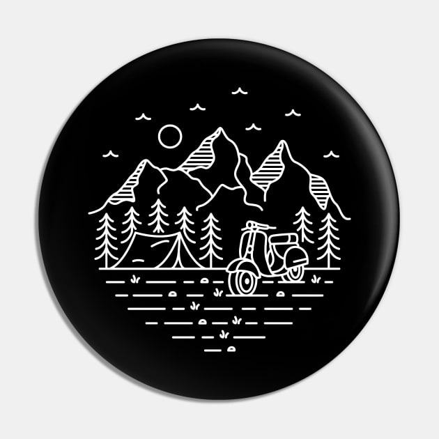 Scooter Adventure Pin by Atelier Djeka