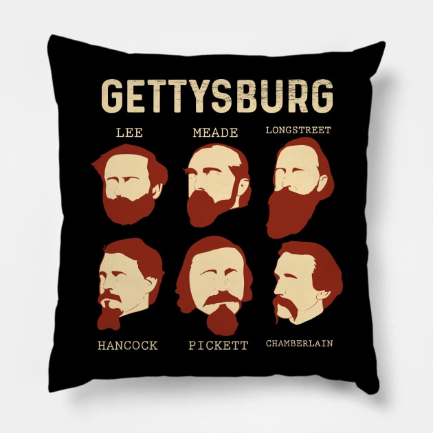 Gettysburg American Civil War Reenactment Reenactor Pillow by LEGO