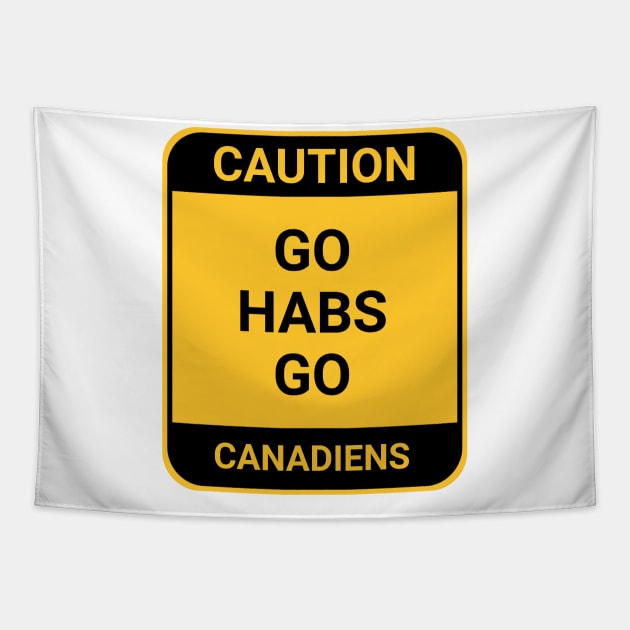 GO HABS GO Tapestry by BURN444