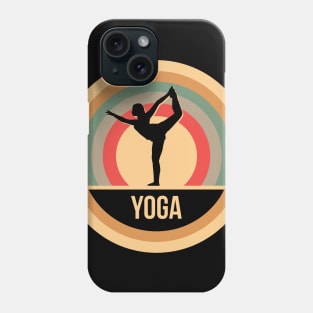 Retro Vintage Yoga Gift For Yogis & Yoginis Phone Case