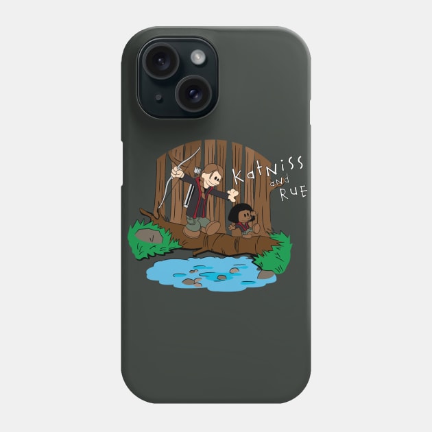 Katniss and Rue Phone Case by Leidemer Illustration 