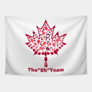 Canadian Pickleballer  -   The "Eh" team, Maple Leaf Tapestry