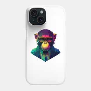 Polygonal monkey Phone Case