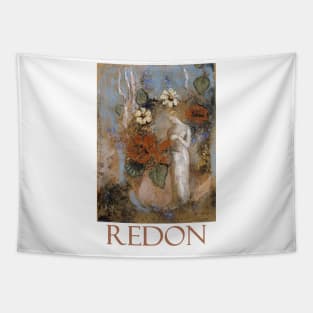 Pandora by Odilon Redon Tapestry