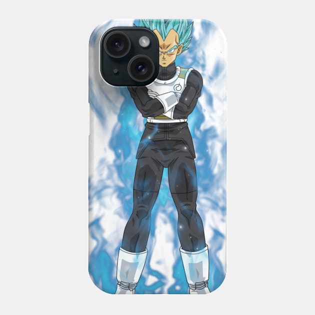 Vegeta Super Saiyajin Blue Phone Case by Barree