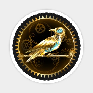 Mechanical Bird ( Steampunk Bird ) Magnet