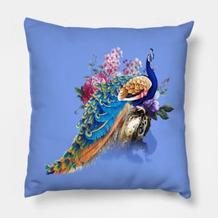 peacockThe most beautiful bird Pillow