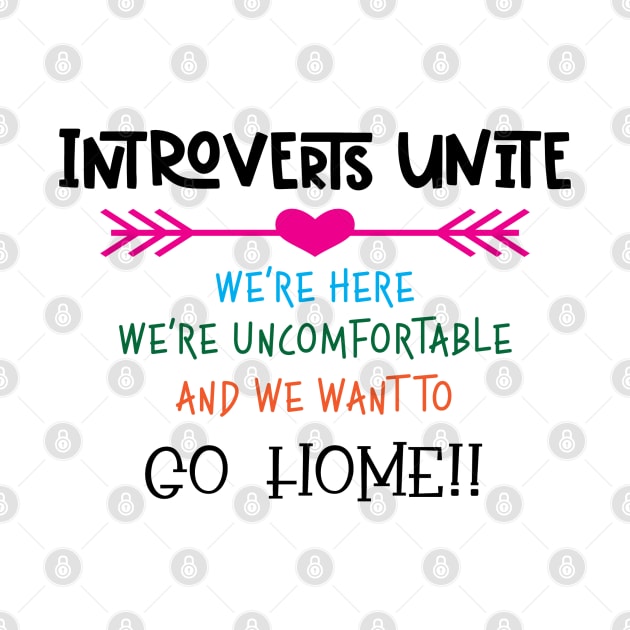 Introverts Unite by Alexandra Morrow Designs