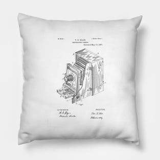 Camera patent drawing Pillow