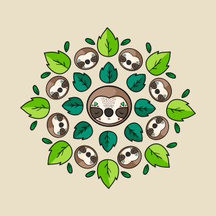 Mandala Sloth T-Shirt