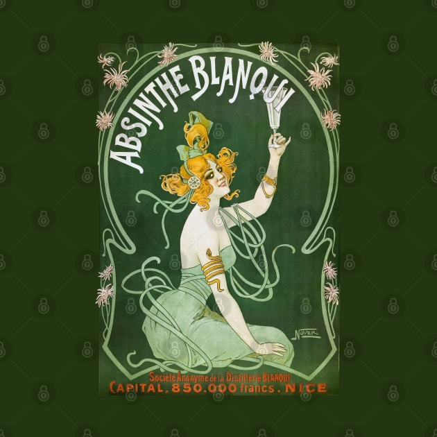 Absinthe vintage advertisement poster by UndiscoveredWonders