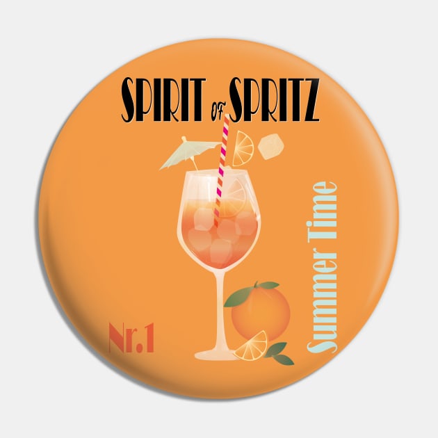 Retro Aperol Spritz, Summer Drinks, Cocktails Pin by Space Sense Design Studio