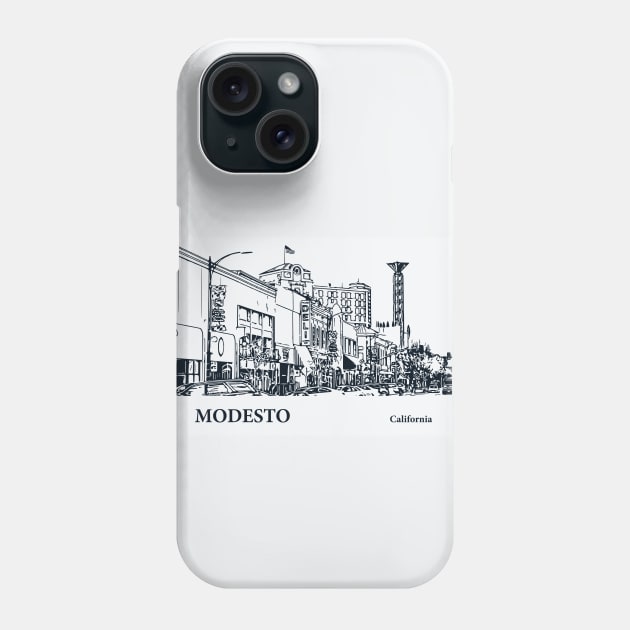 Modesto - California Phone Case by Lakeric