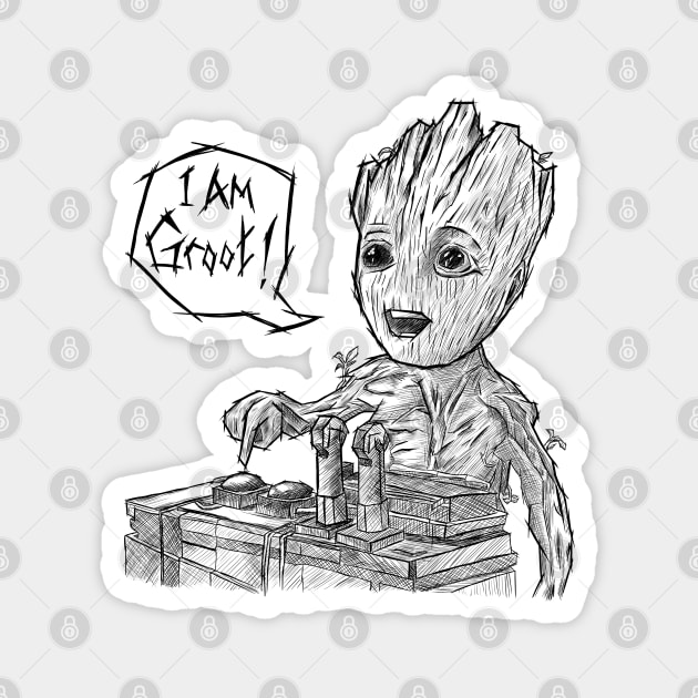 I am Groot ! Magnet by SimonPdv