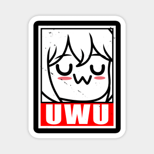 Funny Kawaii Uwu Meme Gift For Kids Magnet