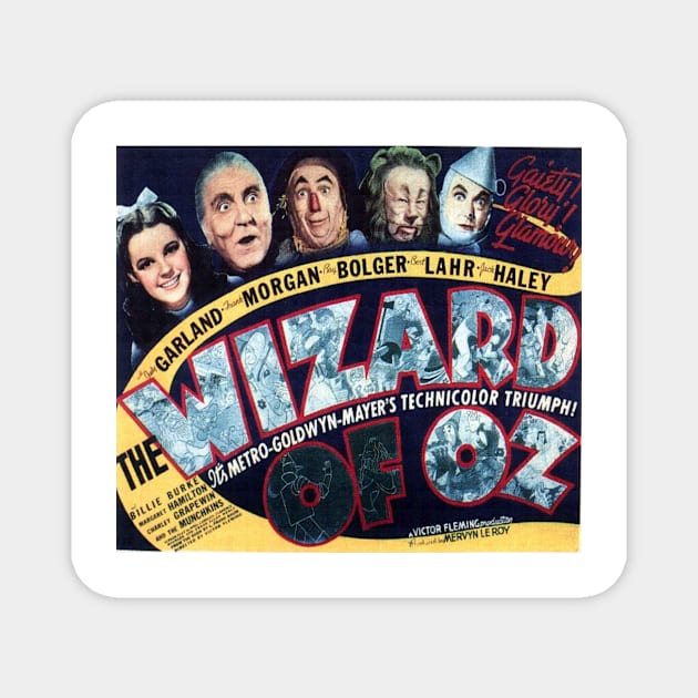 Wizard of Oz Lobby Card Poster Magnet by PaperMoonGifts