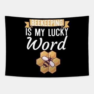 Beekeeping is my lucky word Tapestry