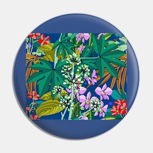 Secret Oasis (blue) Pin