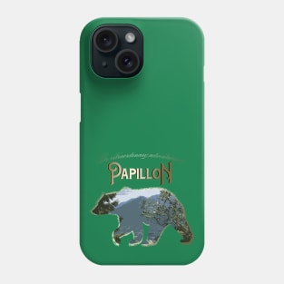 Papillon, Europe's most wanted bear Phone Case