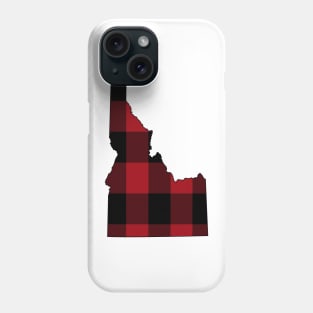 Idaho in Red Plaid Phone Case