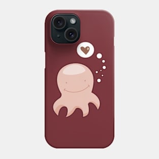 Octopus Love Cartoon Phone Case