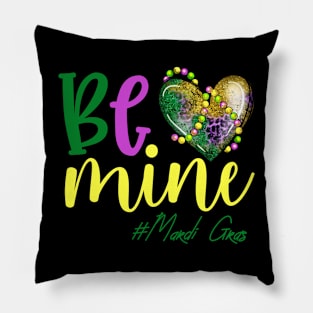 Peace Love Mardi Gras Crawfish Carnival Parade Valentine Day Pillow