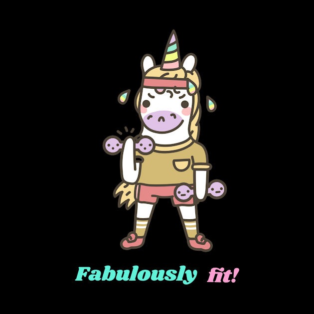 Fabulously fit - Unicorn Style by GayBoy Shop