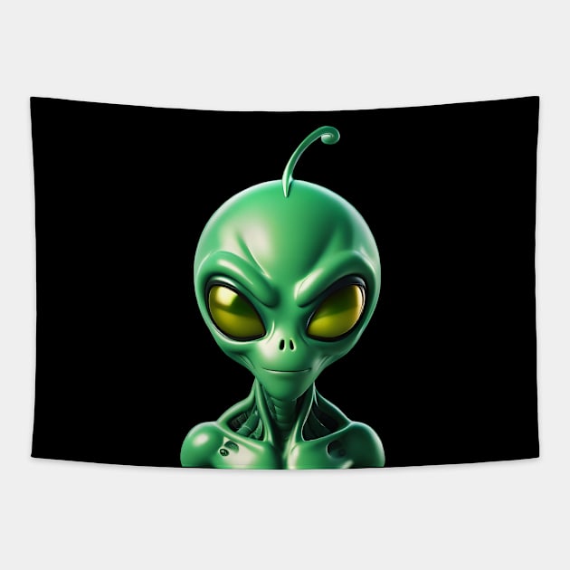 Green Martian Tapestry by roswellboutique