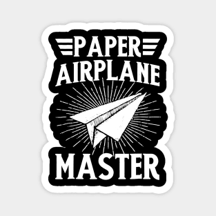 Paper Airplane Master Shirt Funny Classroom Teacher Student Magnet