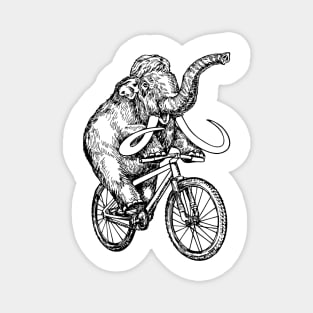 SEEMBO Mammoth Cycling Bicycle Bicycling Biker Biking Bike Magnet